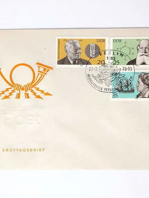 Collectible first day cover of East Germany 1979 new