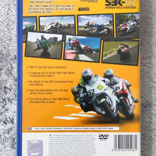 SBK 07 PlayStation 2 used with manual