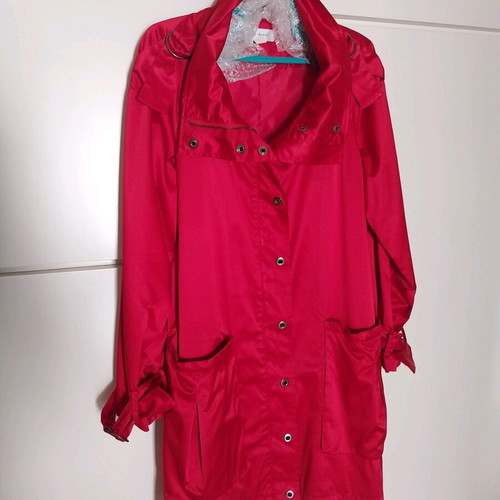 Trenchcoat Zara κόκκινο σαν καινούργιο, ελεύθερη γραμμή, μέγεθος L