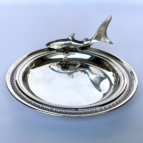 Silver 925 Shark Plate used
