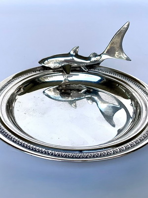Silver 925 Shark Plate used