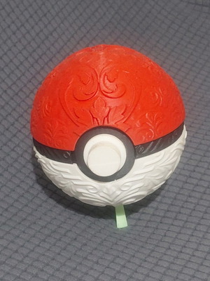 Pokeball pattern με βάση 3d εκτύπωση για διακόσμηση και έκθεση