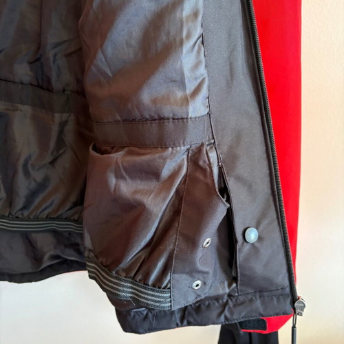 Crivit Women's Waterproof Jacket Medium 40/42 Like New, Red and Black
