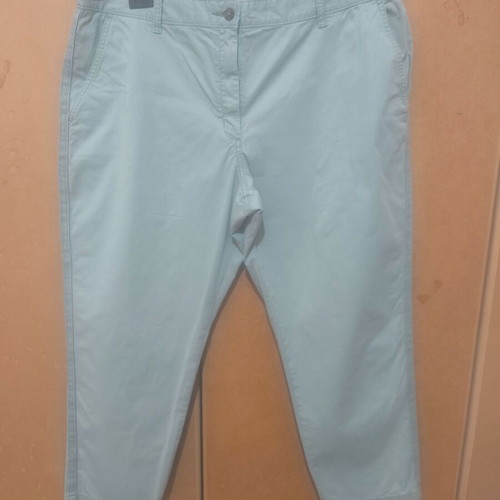Marks and Spencer pastel green chino pants, size 18