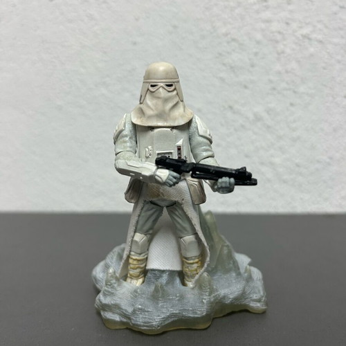 Star Wars Snowtrooper action figure used with base