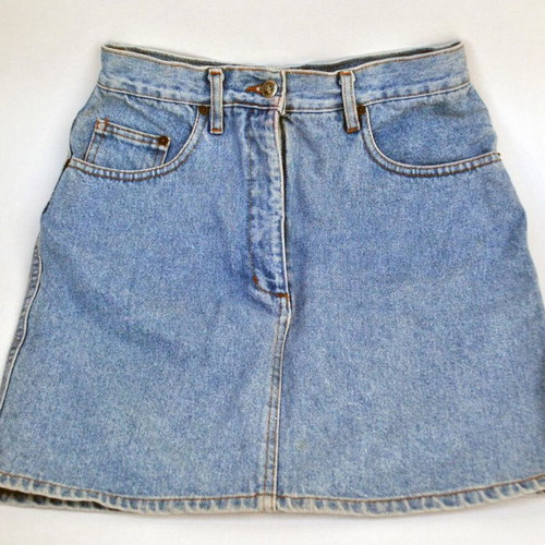 Fiorucci Denim Mini Skirt used, blue Y2K size 29