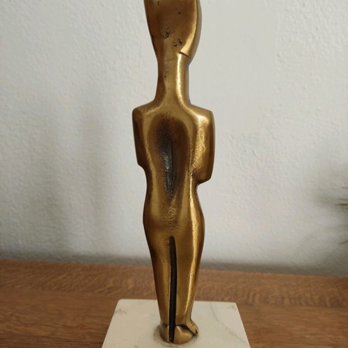 Cycladic Stool used, vintage figurine