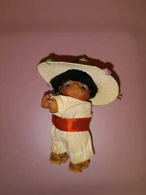 Vintage Mexican doll used