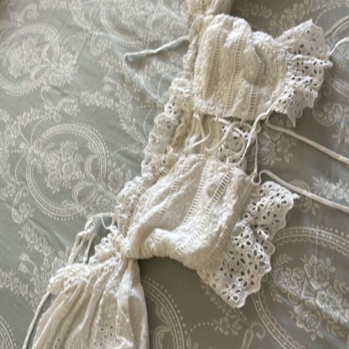For Love & Lemons Small Top Like New, White, Size S