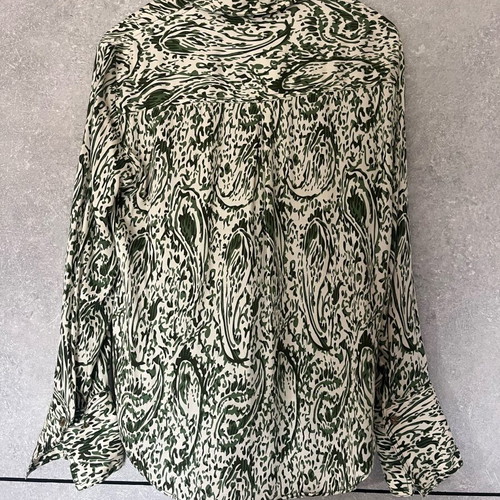 Zara women's shirt new, size S, beige and green