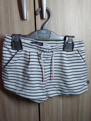 Okaidi kids shorts like new, white and blue, age 8