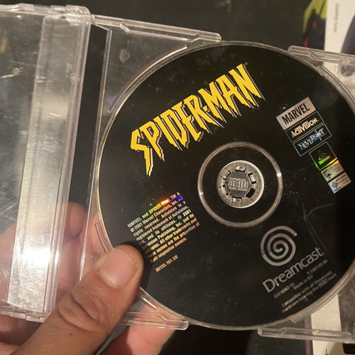 Spider-Man Dreamcast game disc