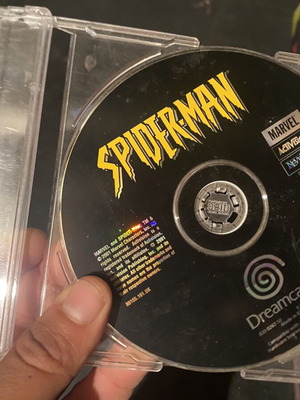 Spider-Man Dreamcast game disc
