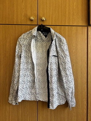 Shirt used, size S 36 8, black and white