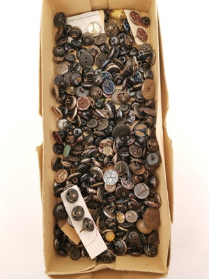 Metal buttons used, various from 1960 era