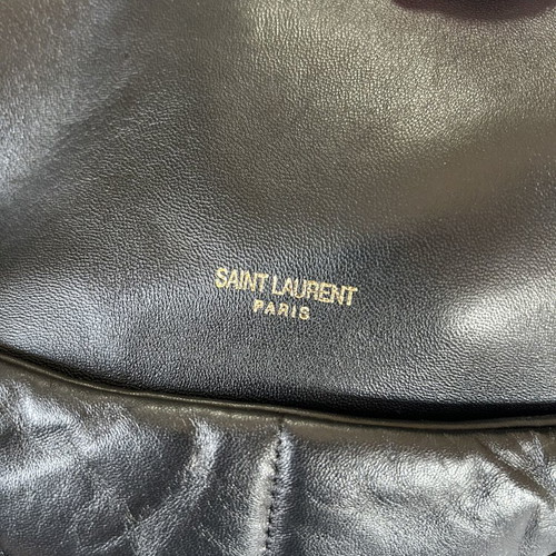 YSL Loulou Puffer Shoulder Bag Like New Black