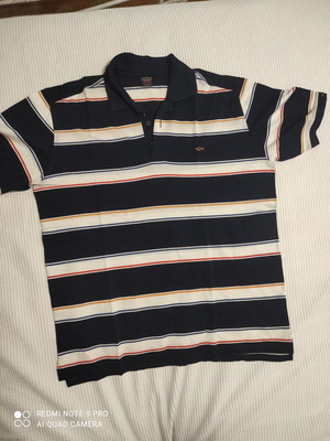 Paul & Shark Yachting Polo shirt XL like new, blue marine stripes