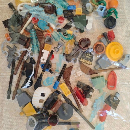 Lego figures used, various pieces