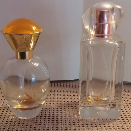 Avon Rare Gold vintage bottle and Avon Today Tomorrow Always Forever bottle set