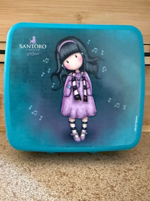 Κουτί φαγητού Tupperware x Santoro London Gorjuss Melody καινούργιο
