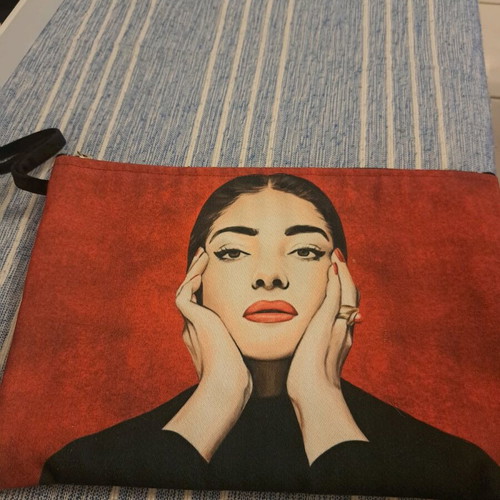 Toiletry bag like new, 100% cotton