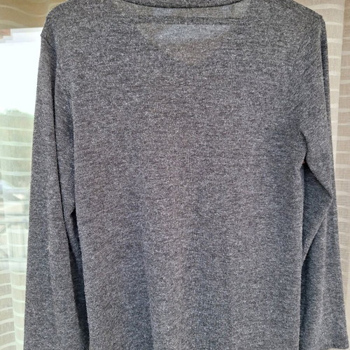 Knitted blouse dark gray used, size M