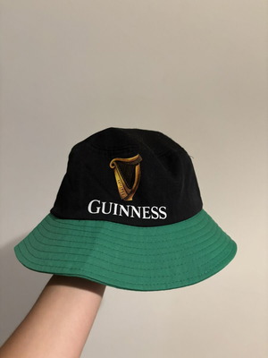 Guinness bucket hat new, black and green