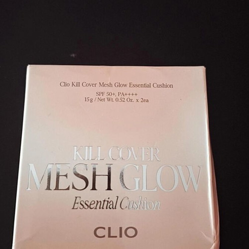 Clio Kill Cover Mesh Glow Essential Cushion Refill 19C Light New