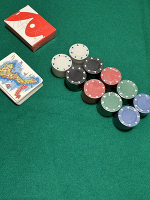Green Felt Mat for Cards or Other Games like new