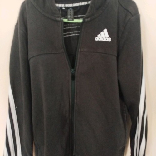 Adidas black jacket like new for boys and girls size 128