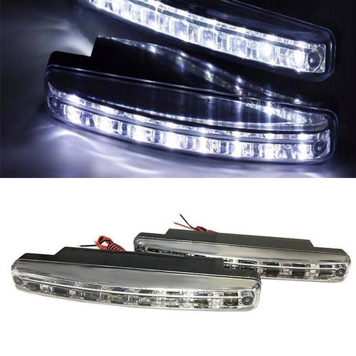 Set of 2 LED Daylight Car Spotlights new