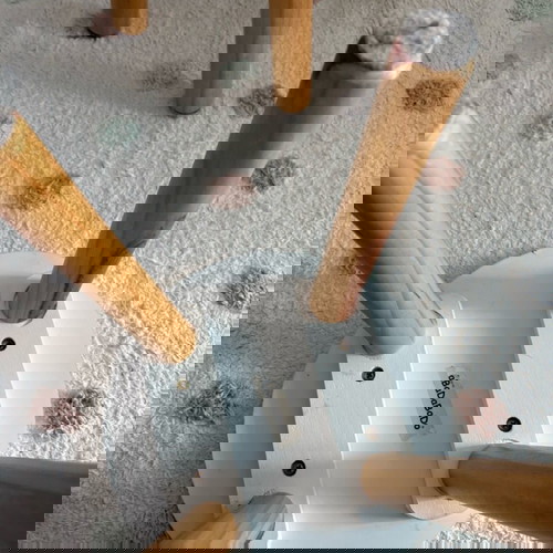 Jabadabado Ξύλινο τραπεζάκι με δύο σκαμπό μεταχειρισμένο