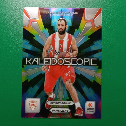 Spanoulis Kaleidoscopic card like new Panini Euroleague