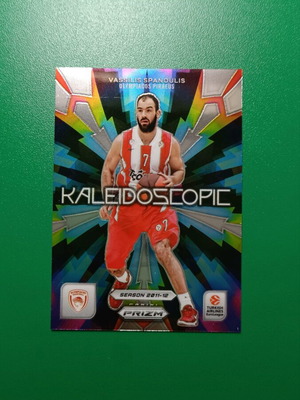 Spanoulis Kaleidoscopic card like new Panini Euroleague