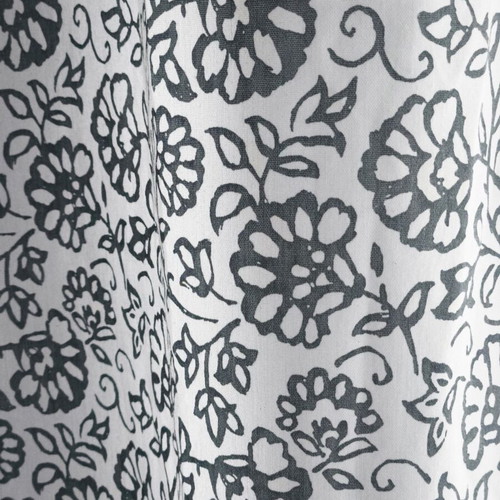 IKEA Mjolkort curtains 2 panels like new, floral blue white
