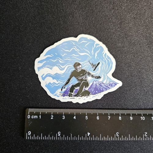 Αυτοκόλλητο Snowboarder καινούργιο