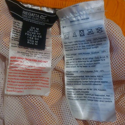 Regatta swim shorts size Medium like new orange