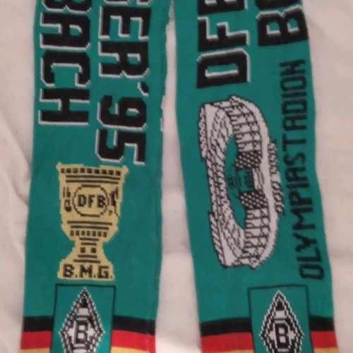 Collectible Borussia Mönchengladbach scarf German Cup winner 1995 used
