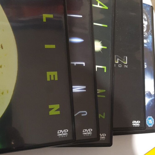 Prometheus to Alien The Evolution 5 DVD collection like new