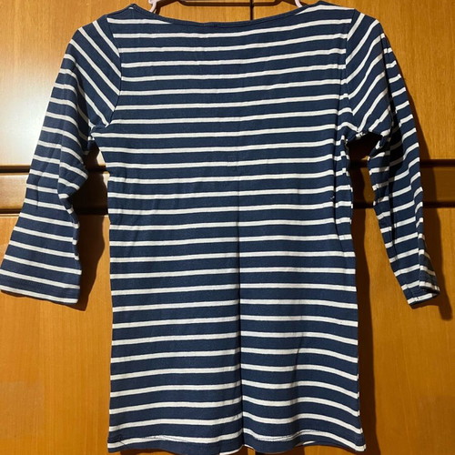 Zara striped blouse size S organic cotton like new