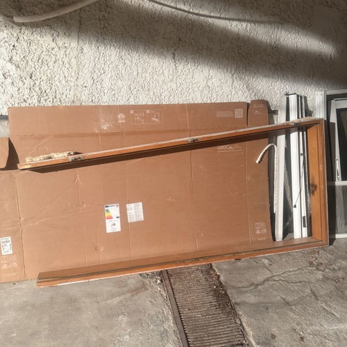 Wooden entrance door used with locks and golden handle