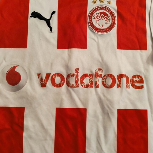Olympiacos Puma 9+1 Jersey 2006-07 used, collectible historic piece