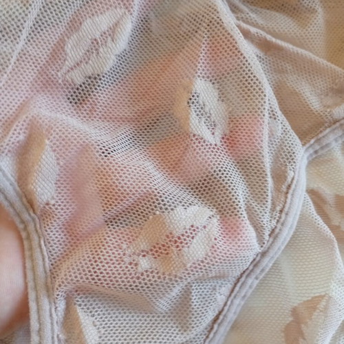 Sexy underwear XL transparent with rotten apple lips, Shein, new