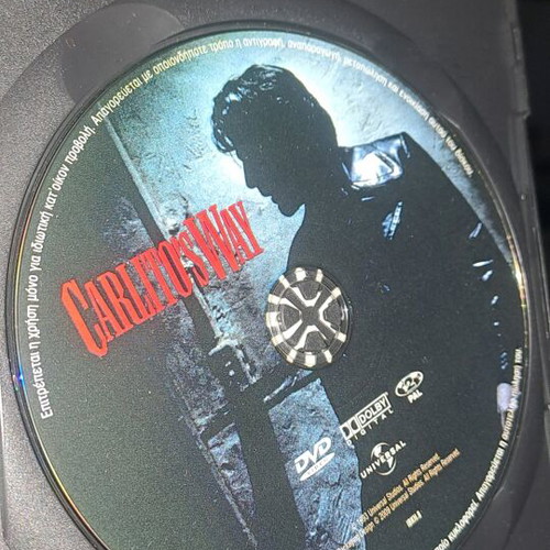 Carlitos Way DVD σε άριστη κατάσταση