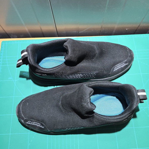Lamborghini sports shoes used, size 44, black