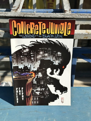 Concrete Jungle The Legend of the Black Lion #1 comic book used, 1997 Acclaim Comics