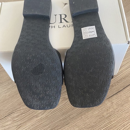 Ralf Lauren leather mules like new, size 36