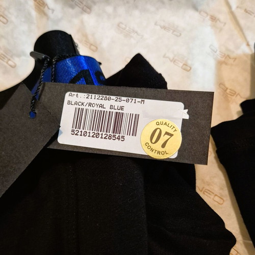 Med men's boxer set new, size M, black and royal blue
