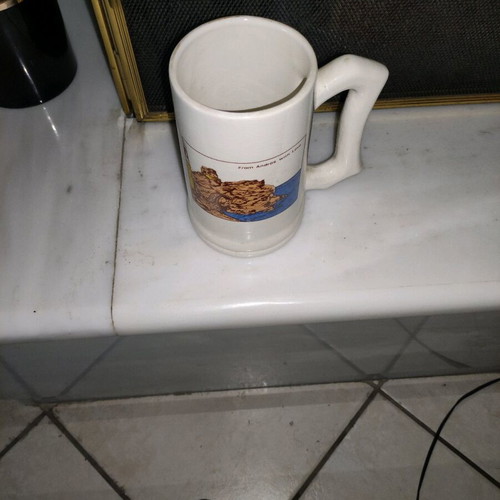 Decorative pitcher with Andros images like new, height 20 cm