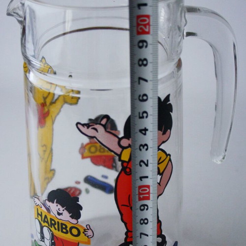 Haribo Bear glass pitcher vintage 90's new Luminarc